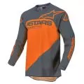 ALPINESTARS Джерси RACER, Размер: XXL, Цвет: SUPERMATIC Anthracite/Orange 2022