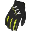 FLY RACING Мотоперчатки Windproof, Размер: 3XL, Цвет: 2022 черный/Hi-Vis желтый