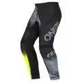 O’NEAL Кроссовые штаны ELEMENT, Размер: 34, Цвет: RACEWEAR V.22 Black/Gray/Neon yellow