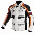 KOMINE Мотокуртка JK-593, Размер: L, Цвет: Light Grey/Orange