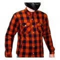 MCP Моторубашка Rebel Full kevlar, Размер: XL, Цвет: черно-оранжевый