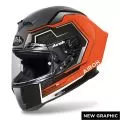 AIROH Шлем GP550 S, Размер: L, Цвет: RUSH ORANGE FLUO MATT