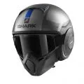 SHARK Шлем STREET-DRAK, Размер: S, Цвет: TRIBUET_RM_MAT / ANTHRACITE CHROM BLUE