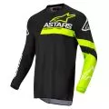 ALPINESTARS Джерси FLUID, Размер: L, Цвет: CHASER Black/Yellow Fluo