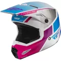 FLY RACING Шлем Kinetic, Размер: XXL, Цвет: Drift Pink/White/Blue