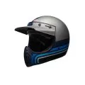 BELL Шлем Moto-3, Размер: XL, Цвет: Stripes