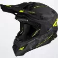 FXR Шлем HELIUM CARBON, Размер: S, Цвет: D-RING 22 Hi Vis/Charcoal