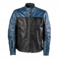 RSD Мотокуртка кожаная Ronin, Размер: S, Цвет: black/blue