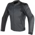 DAINESE Мотокуртка кожаная FIGHTER PERF., Размер: 54, Цвет: Black/Blaсk