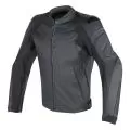 DAINESE Мотокуртка кожаная FIGHTER, Размер: 52, Цвет: Black/Blaсk