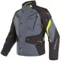 DAINESE Мотокуртка DOLOMITI GORE-TEX, Размер: 58, Цвет: ebony/black/ fluo-yellow