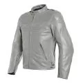DAINESE Мотокуртка кожаная BARDO, Размер: 52, Цвет: Light Grey