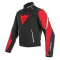 DAINESE Мотокуртка LAGUNA SECA 3 D-DRY, Размер: 46, Цвет: Lava-Red/Black/White