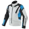 DAINESE Мотокуртка TONALE D-DRY, Размер: 54, Цвет: Glacier-Gray/Performance-Blue/Black