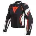 DAINESE Мотокуртка ESTREMA AIR, Размер: 46, Цвет: Black/White/Fluo-Red