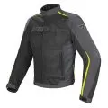 DAINESE Мотокуртка HYDRA FLUX D-DRY, Размер: 50, Цвет: Black/Dark-Gull-Gray/Fluo-Yellow