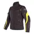 DAINESE Мотокуртка TEMPEST 2 D-DRY, Размер: 48, Цвет: Black/Black/Fluo-Yellow
