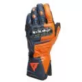 DAINESE Мотоперчатки CARBON 3 LONG, Размер: XL, Цвет: Black-Iris/Flame-Orange/Fluo-Red