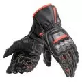 DAINESE Мотоперчатки FULL METAL 6, Размер: M, Цвет: Black/Black/Fluo-Red