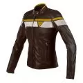 DAINESE Мотокуртка кожаная BLACKJACK женская, Размер: 40, Цвет: Brown