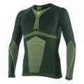 DAINESE Термофутболка D-CORE DRY LS, Размер: XS/S, Цвет: Black/Fluo-yellоw