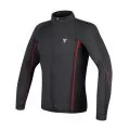 DAINESE Термофутболка D-CORE NO-WIND LS, Размер: M, Цвет: Blаck/Red