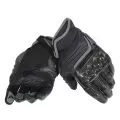 DAINESE Мотоперчатки CARBON D1 SHORT женские, Размер: M, Цвет: Black/Black/Black