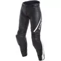 DAINESE Мотоштаны кожаные ASSEN женские, Размер: 38, Цвет: blаck-white