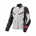 MACNA Мотокуртка SONAR женская, Размер: XL, Цвет: Black/White/Pink