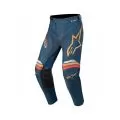 ALPINESTARS Кроссовые штаны RACER, Размер: 32, Цвет: BRAAP navy blue/orange