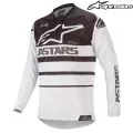 ALPINESTARS Джерси RACER, Размер: L, Цвет: SUPERMATIC white/black