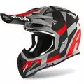 AIROH Шлем AVIATOR ACE, Размер: S, Цвет: TRICK - Grey/Red1