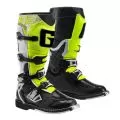 GAERNE Мотоботы G-React Goodyear, Размер: 41, Цвет: White/Black/Yellow Fluo