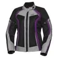 IXS Мотокуртка ANDORRA-AIR женская, Размер: S, Цвет: Black/Grey/Violet