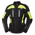 IXS Мотокуртка PACORA, Размер: XXL, Цвет: Black/Yellow Fluo