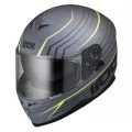 IXS Шлем 1100, Размер: XS, Цвет: 2.1 GREY MAT-YELLOW