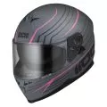 IXS Шлем 1100, Размер: XS, Цвет: 2.1 GREY MAT-PINK