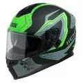 IXS Шлем 1100, Размер: XS, Цвет: 2.0 BLACK MAT-GREEN