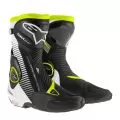 ALPINESTARS Мотоботы SMX PLUS, Размер: 40, Цвет: Black/White/Yellow Fluorescent