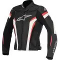 ALPINESTARS Мотокуртка кожаная GP PLUS R v2 женская, Размер: 44, Цвет: Black-White-Red