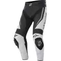 ALPINESTARS Мотоштаны кожаные TRACK, Размер: 44, Цвет: blаck-white