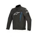 ALPINESTARS Мотокуртка GUNNER v2 WATERPROOF, Размер: XL, Цвет: BLACK/BRIGHT BLUE
