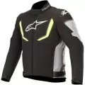 ALPINESTARS Мотокуртка T-GP R v2 Drystar, Размер: XL, Цвет: Black-Gray-Yellow Fluorescent