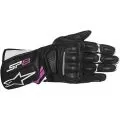 ALPINESTARS Мотоперчатки SP-8 v2 женские, Размер: XL, Цвет: Black/White/Fuchsia