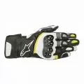 ALPINESTARS Мотоперчатки SP-2 v2, Размер: XXL, Цвет: Black/White/Yellow Fluorescent