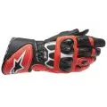 ALPINESTARS Мотоперчатки GP PLUS R, Размер: M, Цвет: White/Black/Red Fluorescent