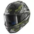 SHARK Шлем EVO-ONE 2, Размер: XS, Цвет: SKULD - black/green/grey/matt