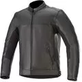 ALPINESTARS Мотокуртка кожаная TOPANGA, Размер: S, Цвет: Black