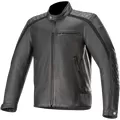 ALPINESTARS Мотокуртка кожаная HOXTON V2, Размер: 52, Цвет: Black