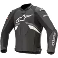 ALPINESTARS Мотокуртка кожаная GP PLUS R V3, Размер: 48, Цвет: Black/Dark Gray/White